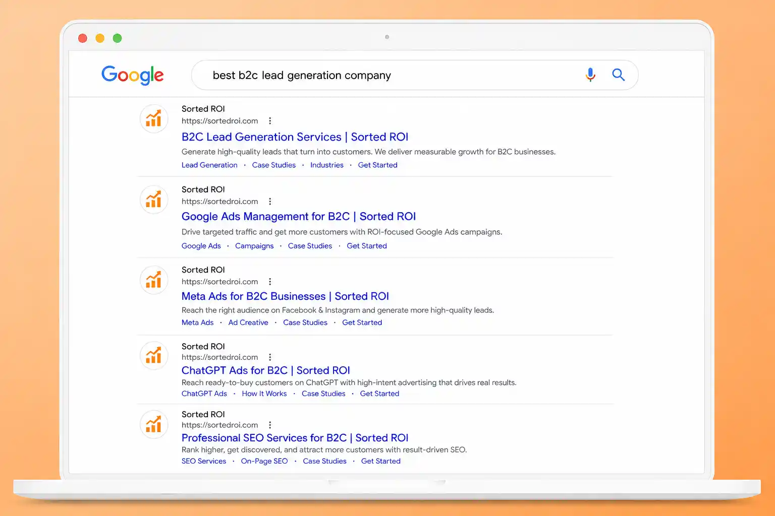 B2C Lead Generation Services by B2C Lead Generation Company 15 Our B2C Lead Generation Services deliver exclusive, high-intent consumer leads directly to you through Google, Meta, ChatGPT & SEO.